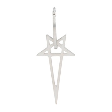 Rick Owens Pentagram Hoop Earring