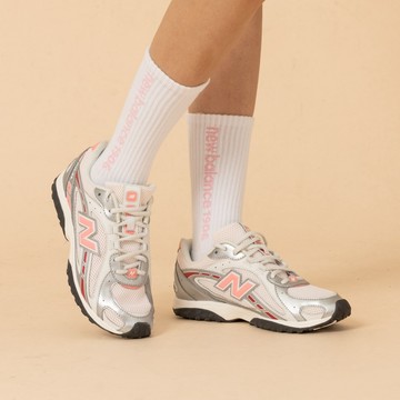 New Balance [New Balance]復古鞋_中性_白銀粉_U204L283-D楦