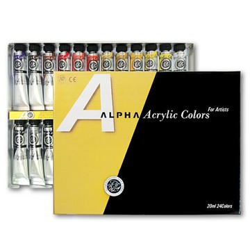 【ALPHA】金級壓克力顏料 20ml / 24色【APP滿額下單10%點數(單一帳號最高5000點)】1/31止