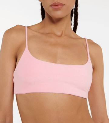 Jade Swim Muse Scoop terry bikini top