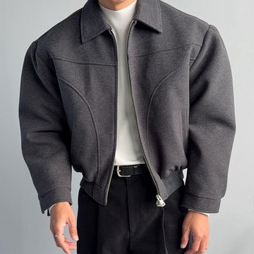 正韓奢華保暖線條剪裁短版羽絨夾克外套 4色 YUPPIE 預購商品 1117