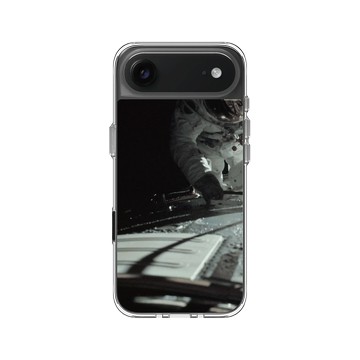 iPhone Air Clear Case（相機按鈕） 透明 - NASA - Apollo 17 - Astronaut Evans Trans-Earth Coast