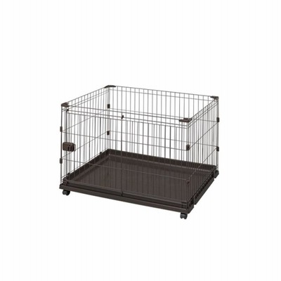【I】【代引不可】アイリスオーヤマ  コンビネーションサークル?P-CS-930V?ウォールナット【北海道・沖縄・離島不可】犬・猫兼用