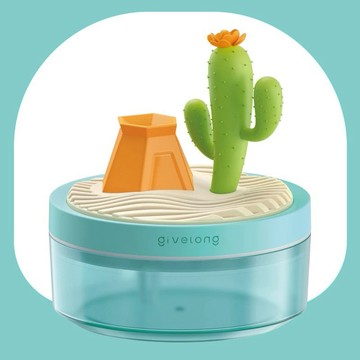 【NOFUN 整人玩具】 NOFUN 景觀空氣加濕器 植物造型加濕器 可愛 療癒 交換禮物 - 綠色仙人掌