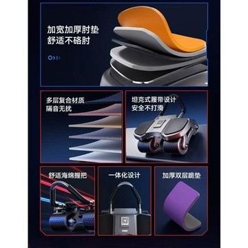好物直購 手慢無⚡自動回彈腹肌輪 健腹輪  練腹肌神器 平板支撐 腹肌滾輪 腹部訓練器 四輪自動回彈健腹輪 男女锻炼卷腹
