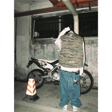 GameOne 24FW “蛇華”嘻哈Oldschool滑板背心馬甲虎紋美式復古