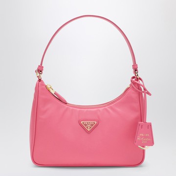 Prada Re-Edition 2005 mini bag in pink Re-Nylon and Saffiano leather