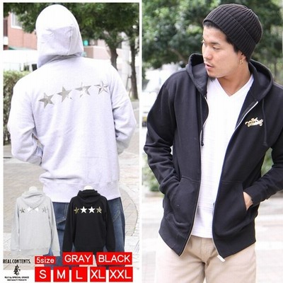 Realcontents パーカー メンズ ブランド 春 秋 冬 長袖 スウェット 金 星 プリント ロゴ ジップパーカー ストリート アメカジ 大きいサイズ 2l 3l テレワーク ルームウェア 通販 Lineポイント最大get Lineショッピング