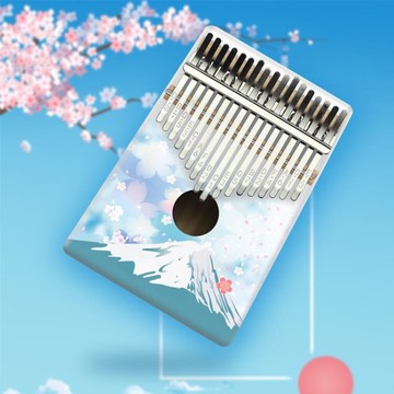 卡林巴拇指琴17音入門初學者手指琴樂器kalimba五指琴卡靈巴彩繪【林之舍】