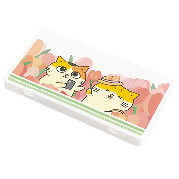 收納王妃 黃阿瑪口罩隨身收納盒  鬱金香花海  1個