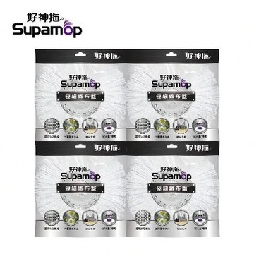 好神拖 極細緻布盤4入組