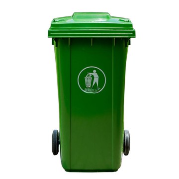 240升垃圾桶大號商用帶蓋室外物業戶外分類大容量掛車環衛垃圾箱[DD080109]