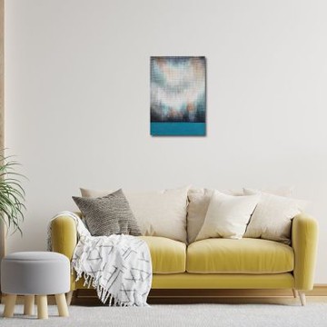 御畫房 當代國家級展覽畫家 抽象系列手繪油畫70×100cm(DB-158)