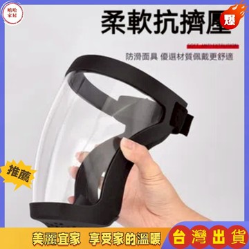 優選🏆護目面罩 防護面罩 防塵面罩 全臉防塵 防霧隔離  隔離防護 適用於廚房 戶外 面罩 防霧面罩
