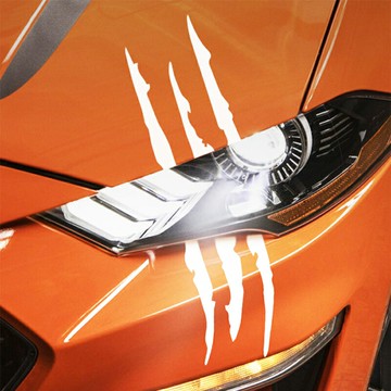 鬼爪燈眉貼紙 39cm 車用貼紙 汽車貼紙  防水車貼 反光車貼 個性車貼 潮流車貼 車貼紙【CW0293】普特汽車精品