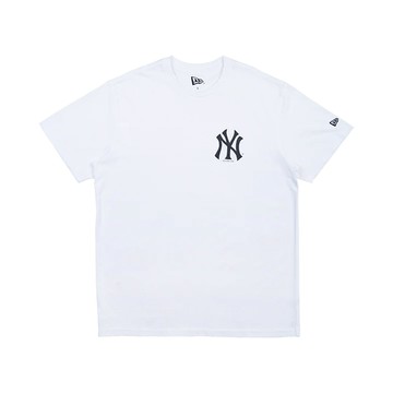 NEW ERA 男女 短袖上衣 ESSENTIAL 紐約洋基 白 NE12849115