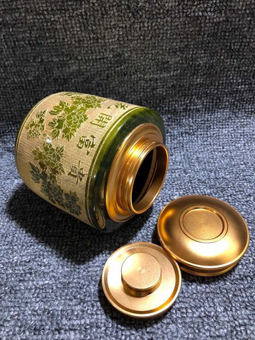 大葉楠木家用木質茶葉罐創意功夫茶具儲存罐茶道防潮密封性強人氣1入