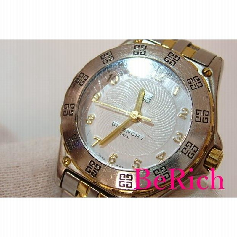 ジバンシィ GIVENCHY LIFE レディース 腕時計 ラウンド 白 ホワイト  