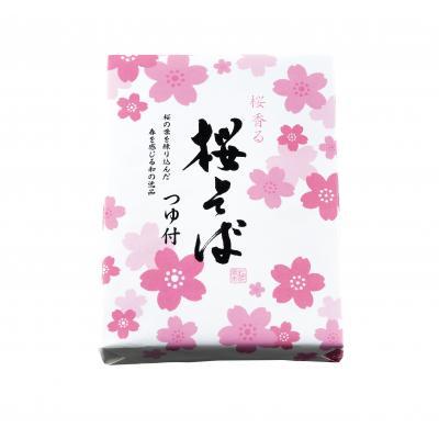 桜そば つゆ付 2食組 60箱 桜 グルメ ノベルティグッズ 販促品 景品