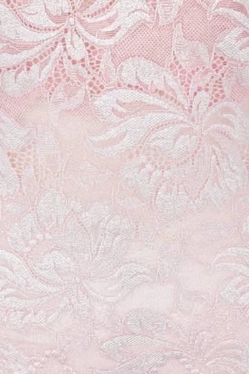 Rabanne Pink Lace Top With Lurex Detailing