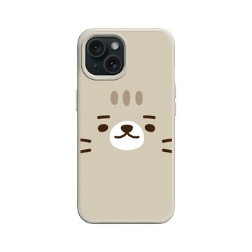 iPhone 15 SolidX 貝殼灰 - 柴語錄 Shiba Says - 太子大臉(直)