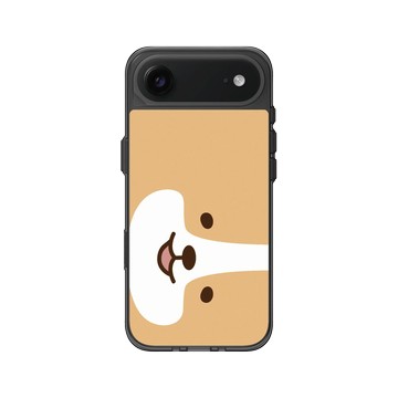 iPhone Air Clear (相機按鈕) 酷墨灰 - 柴語錄 Shiba Says - 阿吉大臉(橫)