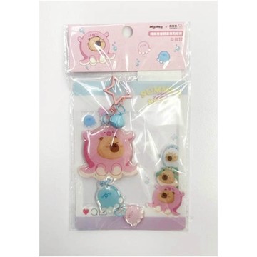 TUNTUNZAI卡比巴拉 度假壓克力掛件-章魚ToysRUs玩具反斗城