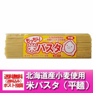 パスタ 送料無料 パスタ 乾麺 太麺 米粉 使用 米パスタ  スパゲッティ 1袋(2人前)