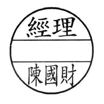 訂製橡皮-圓形日期章/5分/1.5cm/中曆