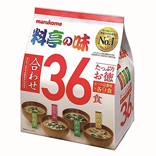 マルコメ たっぷりお徳料亭の味 36食6個