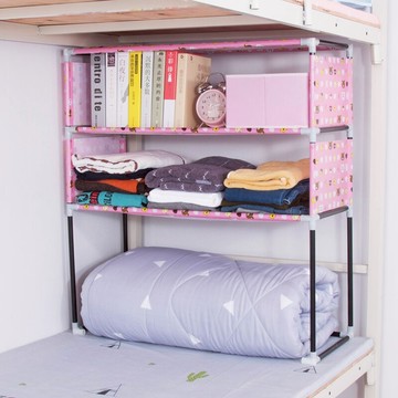 宿舍床上收納柜上鋪床頭置物架神器大學生員工寢室衣柜儲物整理架