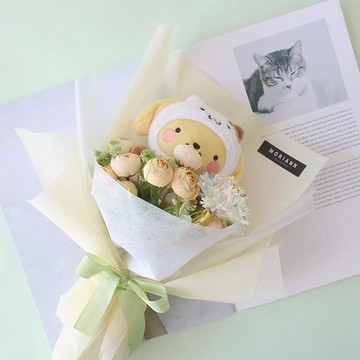 Moriann 三麗鷗朋友裝扮鑰匙圈娃娃花束 布丁狗  1把