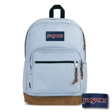 JANSPORT -RIGHT PACK 校園系列後背包 -粉嫩藍（JS0A4QVA）