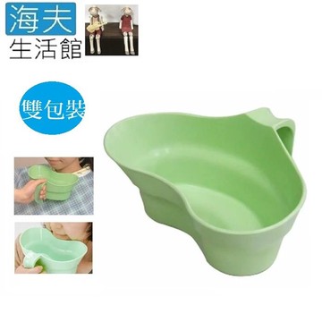 【海夫生活館】口腔護理產品 有手把漱口杯 雙包裝(HEFT-05)