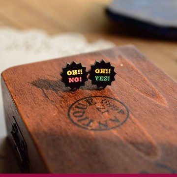 YES?! or NO!?抗過敏鋼針/可改夾式