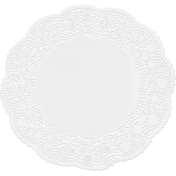 ibili 西班牙 蕾絲花邊蛋糕紙墊10入(圓30cm) / 烘焙紙墊 花墊紙