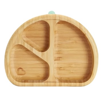 Munchkin 滿趣健 竹製可拆三格餐盤  Beige  1組