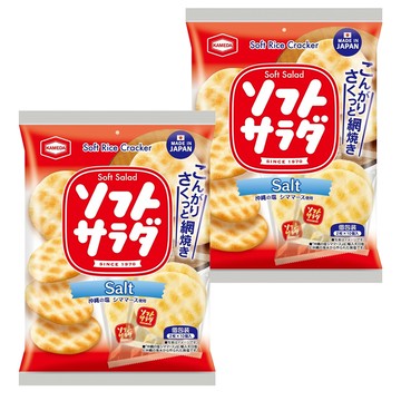 龜田製菓 Soft Salad 沙拉味米果 10包  145g  2組