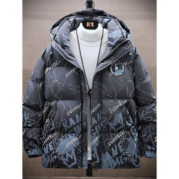 冬季棉衣外套12歲男孩13青少年學生14短款棉服15大童冬裝加厚棉襖