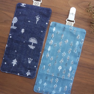 【手帕夾優惠二入組】六重紗幼稚園手帕 / 森 (現貨)