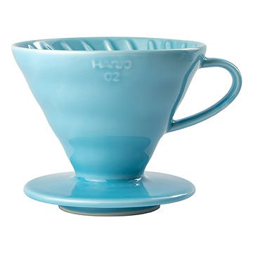 HARIO 好璃奧 V60 02彩虹磁石濾杯  VDC-02-BU-TW 粉藍色  240ml  1個