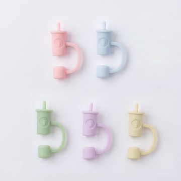 【Oolab 良杯製所】冰淇淋系列 Oolab杯款矽膠防塵【細】吸管蓋(五色)