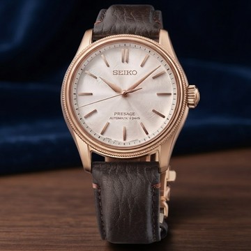 SEIKO精工 PRESAGE系列 Tomioka silk 富岡絲綢 限量機械腕錶 38mm (6R51-00N0J/HCC008J1)