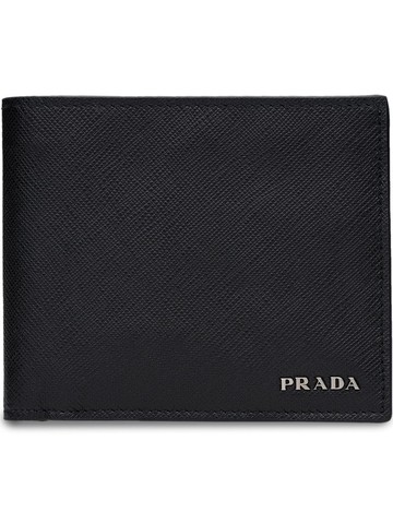 Prada - Leather Wallet - men - Leather/Nylon - One Size - Black
