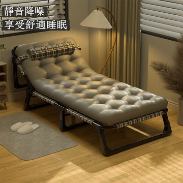 免運 午休床 折疊午睡床 折疊床午休躺椅辦公室午睡神器家用小床單人床成人便攜簡易陪護床 可開發票 全館五折 工廠現貨直銷 新品特價 b9085