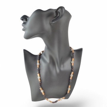 天然榛木琥珀項鍊 NS03