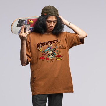 蚊子大廚 街頭咖 T 恤-(男女同款)