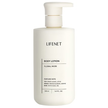 LIFENET 香氛身體乳液 花香麝香  500ml  1瓶