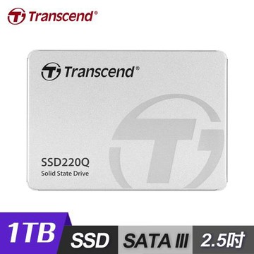【Transcend 創見】1TB TS1TSSD220Q 2.5吋 SATA III SSD固態硬碟