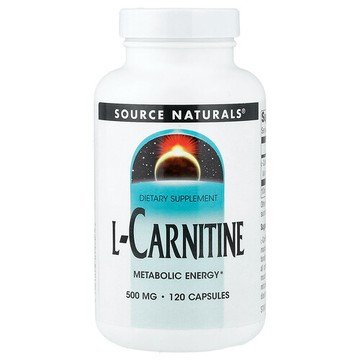Source Naturals, L-肉堿，500 毫克，120 粒膠囊